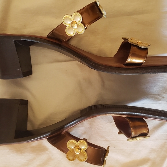 Louis Vuitton leather sandals - Picture 3 of 7